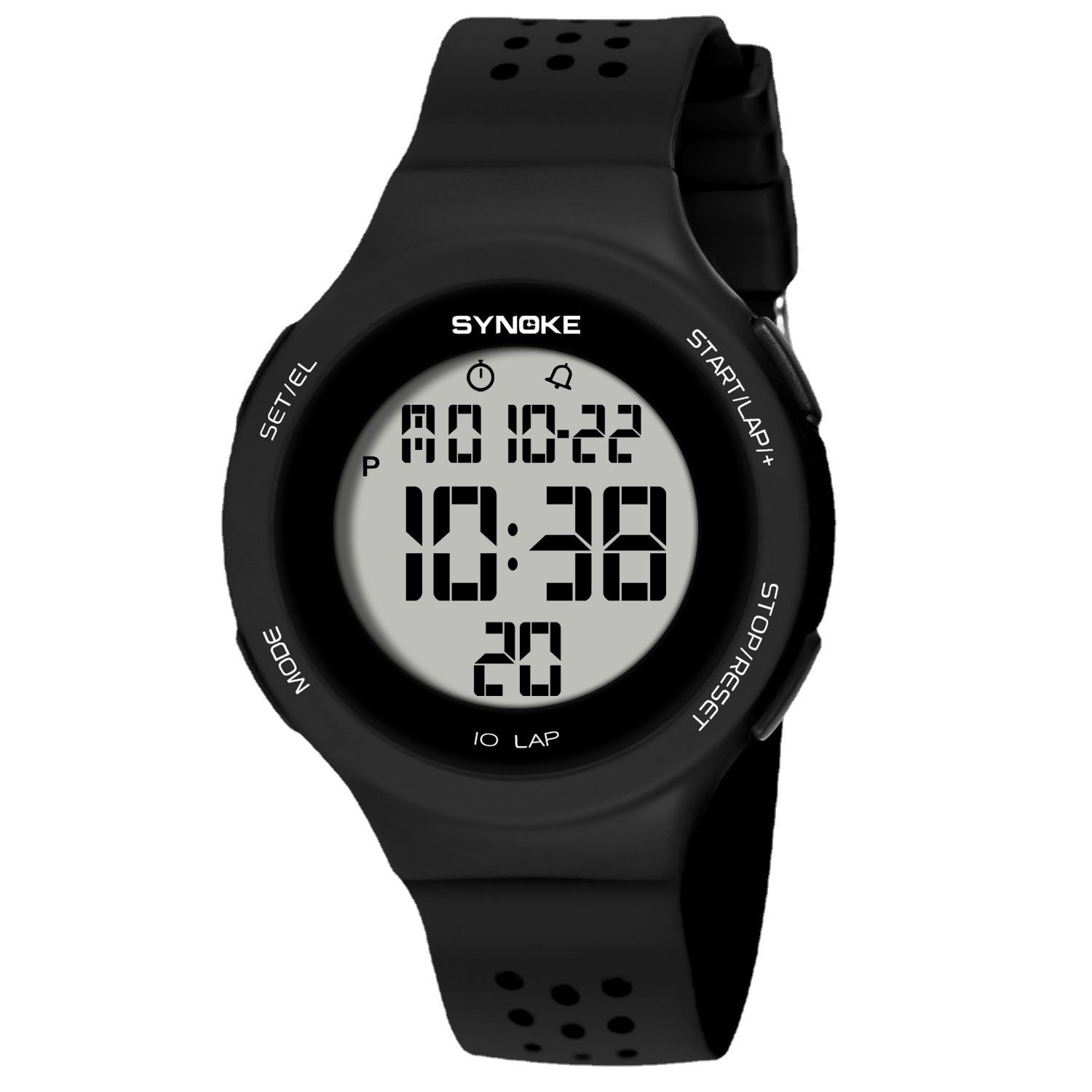 Thin LED Waterproof Electronic Watch for Swimming, Fashionable Sports Watch for Students and Couples, New Color Trendy Style