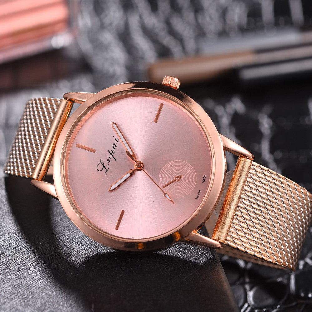 Lvpai Women's Casual very charming for all occasions Quartz Silicone strap Band Watch Analog Wrist Watch Women Clock reloj
