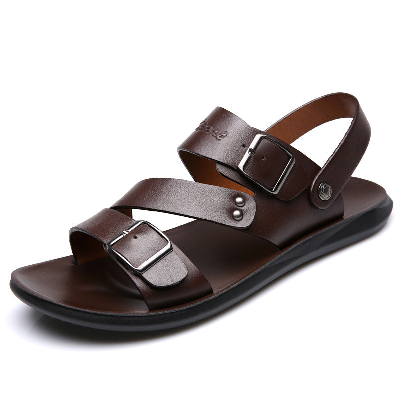 Sandales homme grande taille, chaussures de plage pour homme, claquettes tendance pour homme, sandales homme double usage