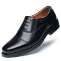 Chaussures en cuir standard de capitaine à trois pointes pour hommes, chaussures décontractées de sécurité noires