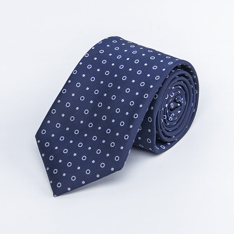 Cravate en soie de polyester pour homme, accessoire de costume, cravate pour entretien d'affaires, tenue formelle, fête d'anniversaire