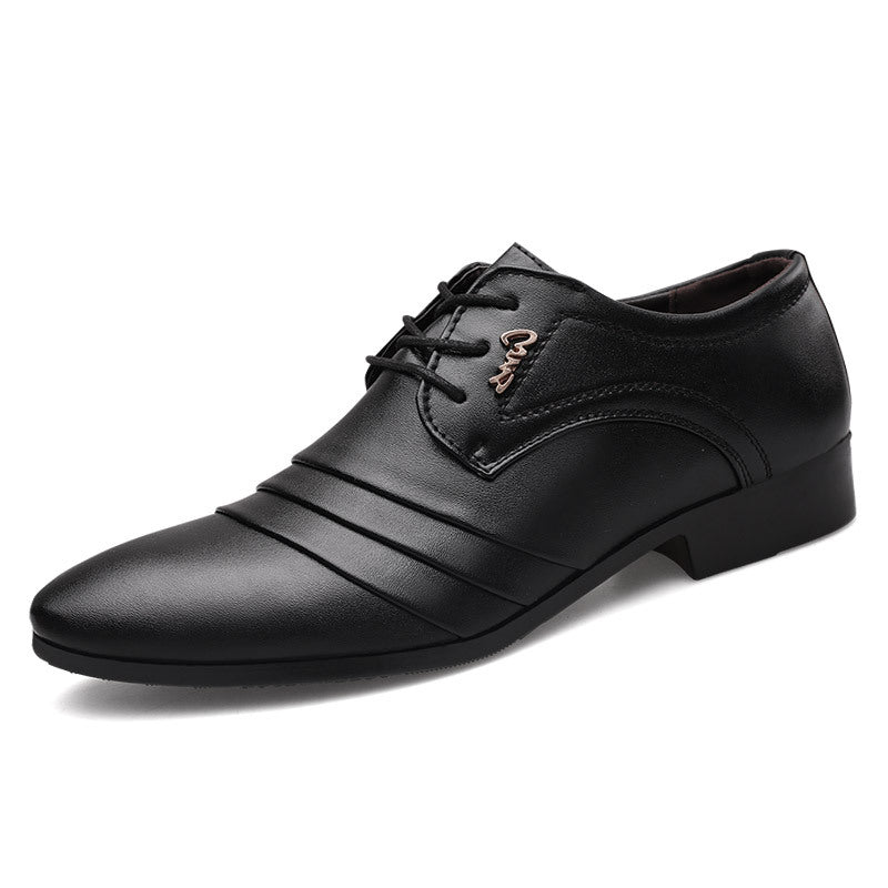 Chaussures en cuir formelles pour hommes, chaussures à bout pointu, chaussures décontractées, chaussures de mariage pour hommes