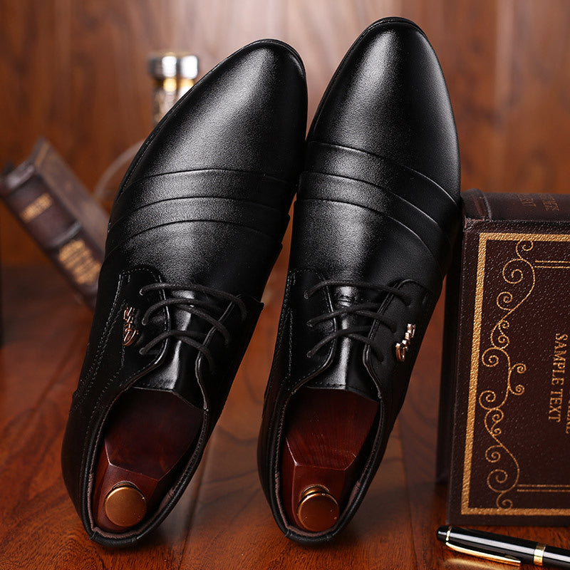 Chaussures en cuir formelles pour hommes, chaussures à bout pointu, chaussures décontractées, chaussures de mariage pour hommes