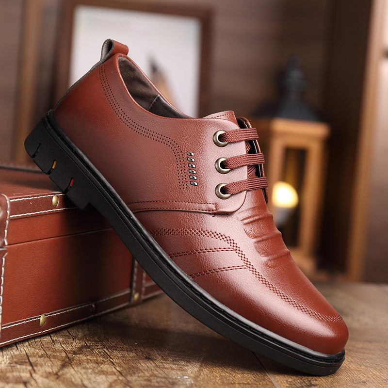 Chaussures de ville respirantes britanniques décontractées version coréenne pour jeunes