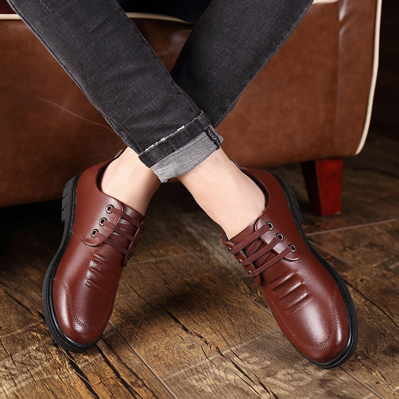 Chaussures de ville respirantes britanniques décontractées version coréenne pour jeunes
