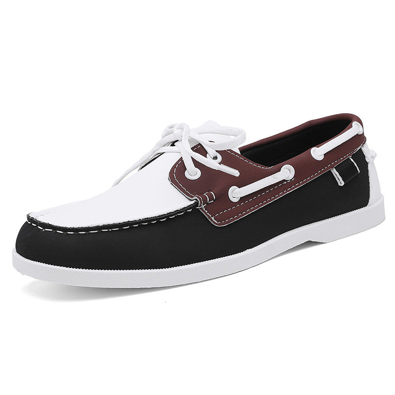 Chaussures paresseuses décontractées d'été pour hommes, style britannique, polyvalentes, mocassins, respirantes, pour les loisirs et le travail