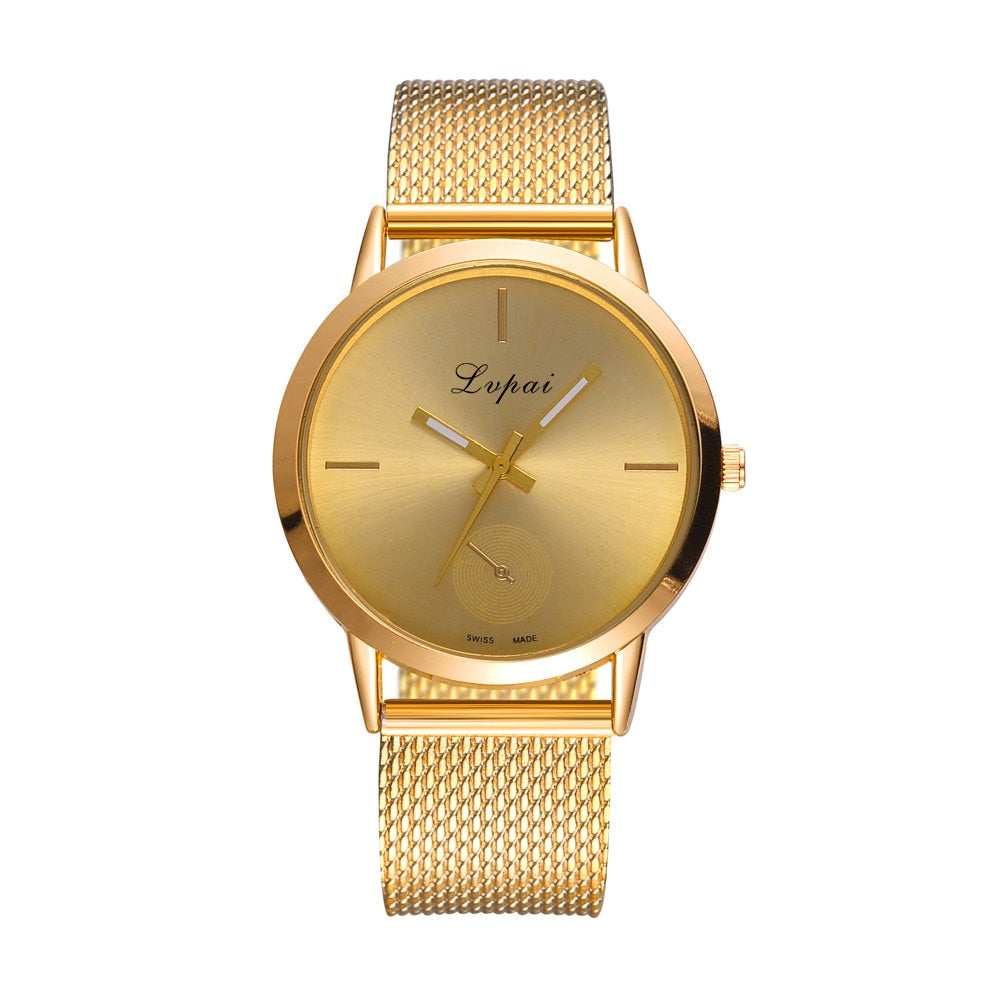 Lvpai Women's Casual very charming for all occasions Quartz Silicone strap Band Watch Analog Wrist Watch Women Clock reloj