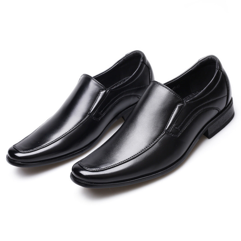 Chaussures en cuir pour hommes, chaussures de ville pour hommes, chaussures pour hommes, mocassins en cuir pour hommes, chaussures en cuir japonaises pour hommes à petit bout carré