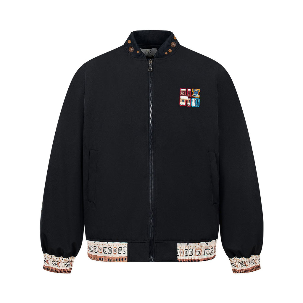 Veste homme col montant style ethnique