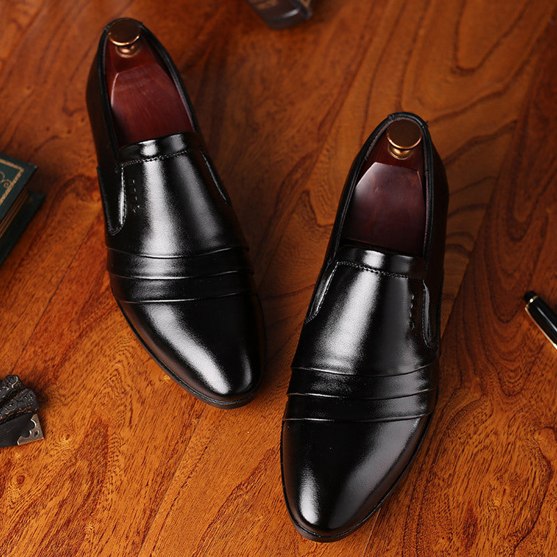 Chaussures en cuir formelles pour hommes, chaussures à bout pointu, chaussures décontractées, chaussures de mariage pour hommes